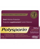 Polysporin Triple Heal-Fast Antibiotic Ointment,15g