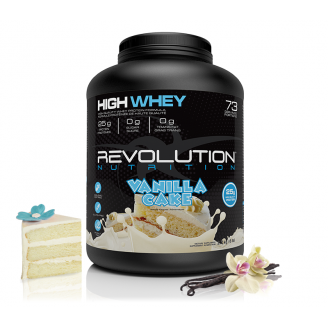 Revolution Nutrition High Whey Protein Powder -  Vanilla Cake