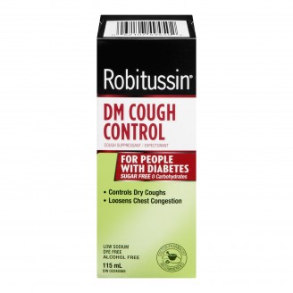 Robitussin DM Cough Control for People with Diabetes