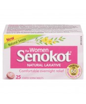 Senokot Natural Laxitive For Women, 25 Tablets