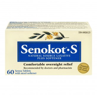 Senokot S Natural Source Laxative Plus Stool Softener