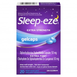 Sleep Eze Extra Strength, 20 Gel Capsules