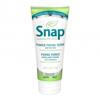 Snap Clear Skin Gentle Pumice Facial Scrub with Tea Tree, 180 ml