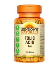 Sundown Naturals Folic Acid