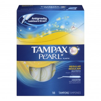 Tampax Pearl Plastic Unscented Tampons