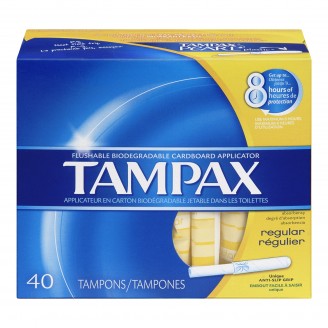 Tampax Tampons with Biodegradable Cardboard Applicator