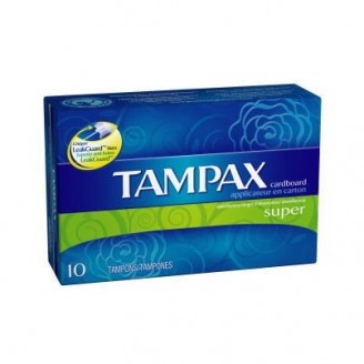 Tampax Unscented Tampons with Biodegradable Cardboard Applicator