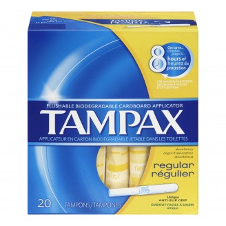 Tampax Unscented Tampons with Biodegradable Cardboard Applicator