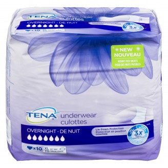 Tena X-Large Overnight Underwear