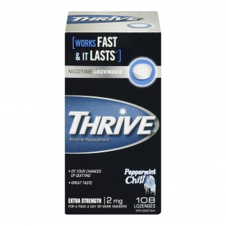 Thrive Nicotine Lozenges, Peppermint - 108 Lozenges - 2mg