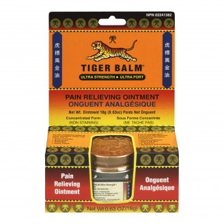 Tiger Balm Pain Relieving Ointment, Ultra Strength - 18g