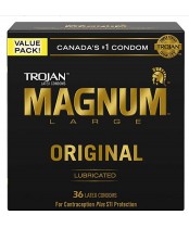 Trojan Magnum Large Size Lubricated Latex Condoms