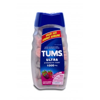 Tums Ultra Strength Antacid, Assorted Berries - 160 Count