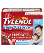 Tylenol Children’s Easy Dissolve Acetaminophen Powder - Natural Wild Berry Flavour