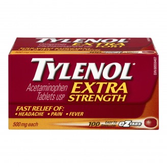 Tylenol Extra Strength, 100 eZtabs