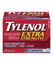 Tylenol Extra Strength, 50 Caplets