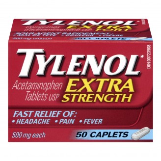 Tylenol Extra Strength, 50 Caplets