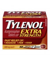 Tylenol Extra Strength, 50 Tablets
