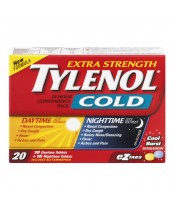 Tylenol Cold Daytime and Nighttime, Extra Strength 20 eZtabs