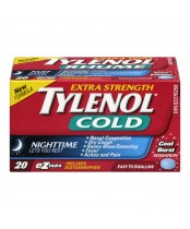 Tylenol Cold Nighttime, Extra Strength - 20 eZtabs