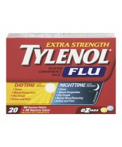 Tylenol Flu Daytime and Nighttime, Extra Strength - 20 eZtabs