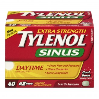 Tylenol Sinus Daytime, Extra Strength  - 40 eZtabs