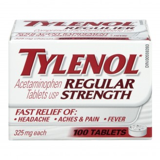 Tylenol Regular Strength, 100 Tablets
