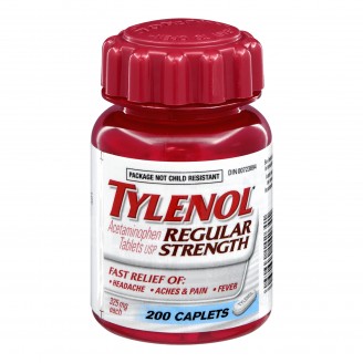 Tylenol Regular Strength, 200 Caplets