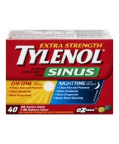 Tylenol Sinus Daytime and Nighttime, Extra Strength - 40 eZtabs