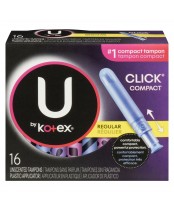 U By Kotex Click Compact Tampons - Regular
