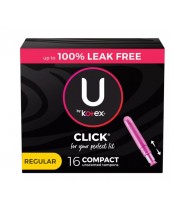 U by Kotex Click Compact Unscented Tampons - Regular