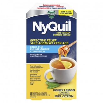 Vicks NyQuil Hot Remedy Powder Drink Mix