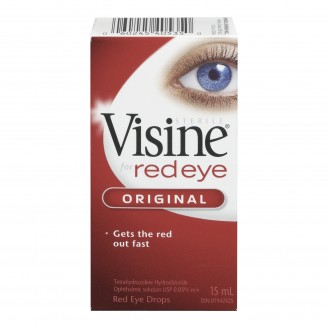 Visine Red Eye Original Eye Drops, 15ml