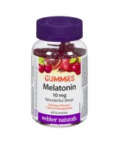 Webber Naturals Melatonin Gummies Cherry Pomegranate