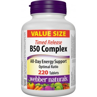 Webber Naturals B50 Complex Timed Release