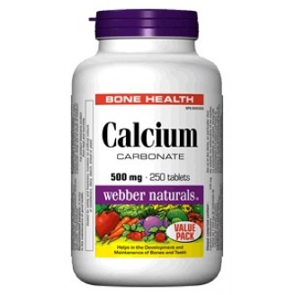 Webber Naturals Calcium Carbonate Tablets