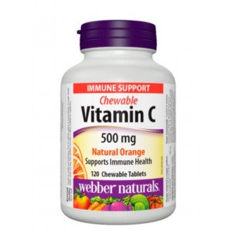 Webber Naturals Chewable Vitamin C Natural Orange