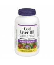 Webber Naturals Cod Liver Oil Softgels