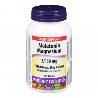 Webber Naturals Melatonin Magnesium Tablets