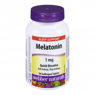 Webber Naturals Melatonin Sleep Support Sublingual Tablets