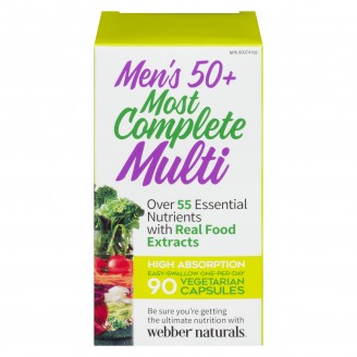 Webber Naturals Men's 50+ Most Complete Multi