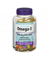 Webber Naturals Omega-3 Clear Enteric Softgels