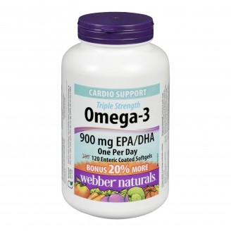 Webber Naturals Omega-3 Enteric Coated Softgels