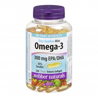 Webber Naturals Omega-3 Mini Clear Enteric Softgels