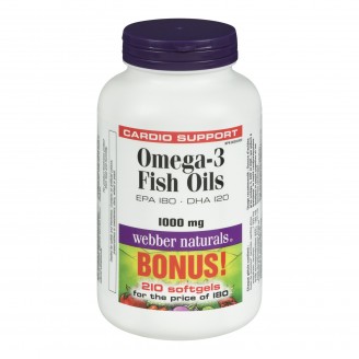 Webber Naturals Omega-3 Salmon & Fish Oils
