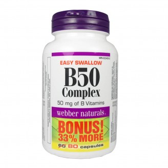Webber Naturals Vitamin B 50 Complex Bonus Pack
