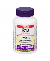 Webber Naturals Vitamin B12 60 Tablets