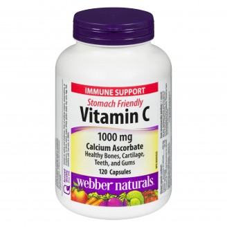 Webber Naturals Vitamin C, 1000mg - 120 Capsules