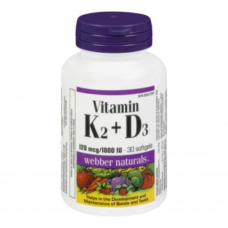 Webber Naturals Vitamin K2 + D3