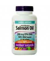 Webber Naturals Wild Alaskan Salmon Oil Bonus Size